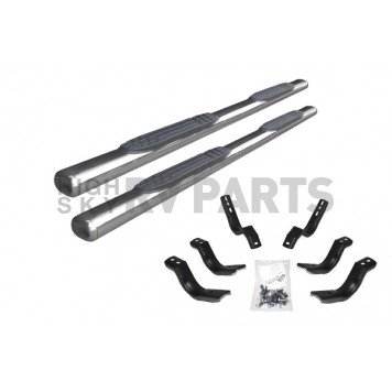 Go Rhino Nerf Bar 4 Inch Stainless Steel Oval - 104404687PS