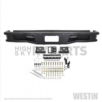 Westin Automotive Bumper Outlaw 1-Piece Design Steel Black - 5881215-6