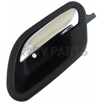 Help! By Dorman Interior Door Handle - Plastic Black Housing With Silver Lever Single - 83018-2