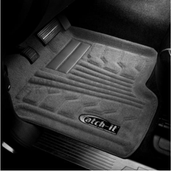 Lund Floor Liner Gray Synthetic Fiber Molded-Fit Set of 2 - 583142-G-1