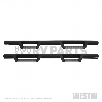 Westin Automotive Nerf Bar 3 Inch Stainless Steel Black Powder Coated - 56-137152-2