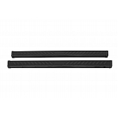 Lund International Running Board Black Powder Coated Steel Stationary - 28565043