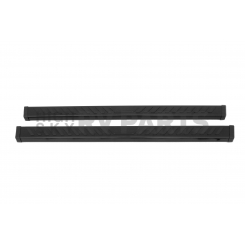 Lund International Running Board Black Powder Coated Steel Stationary - 28565043