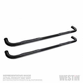 Westin Automotive Nerf Bar 3 Inch Steel Black Powder Coated - 23-4125