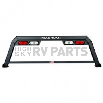 Magnum Truck Racks Headache Rack Frame Only Aluminum Black Matte Powder Coated - 48807331LH