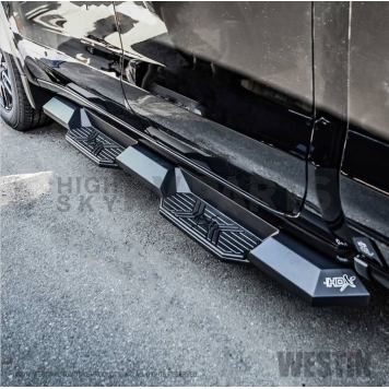 Westin Automotive Nerf Bar 3 Inch Steel Black Textured Powder Coated - 56-24125-8