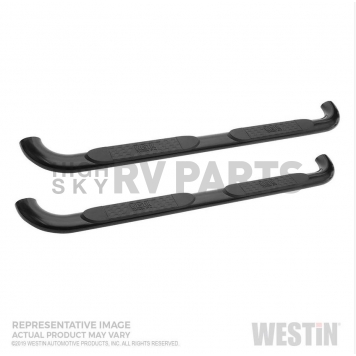 Westin Automotive Nerf Bar 4 Inch Steel Black Powder Coated - 21-4125