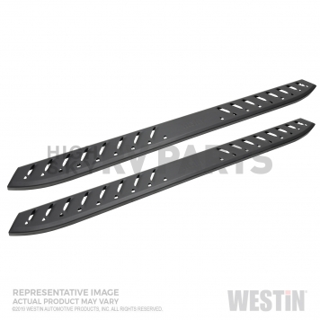 Westin Automotive Running Board Black Textured Powder Coated Steel Stationary - 28-81265