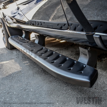 Westin Automotive Running Board Black Textured Powder Coated Steel Stationary - 28-81265-4