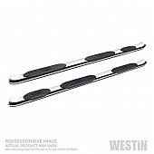 Westin Automotive Nerf Bar - Truck Wheel To Wheel Stainless Steel Oval 5 Inch - 21-534710