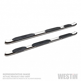 Westin Automotive Nerf Bar - Truck Wheel To Wheel Stainless Steel Oval 5 Inch - 21-534710
