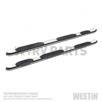 Westin Automotive Nerf Bar - Truck Wheel To Wheel Stainless Steel Oval 5 Inch - 21-534710