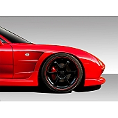 Extreme Dimensions Fender - Fiberglass Black Primered Set Of 2 - 109059