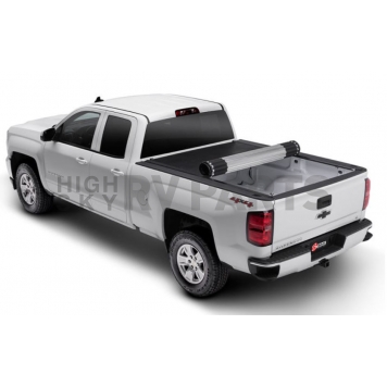 BAK Industries Tonneau Cover Hard Roll-Up Black Gloss Aluminum/ Vinyl - 39131-1