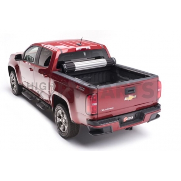 BAK Industries Tonneau Cover Hard Roll-Up Black Gloss Aluminum/ Vinyl - 39131-2