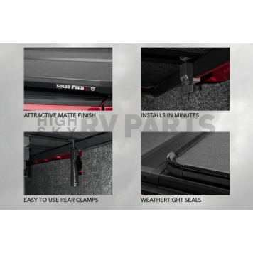 Extang Tonneau Cover Hard Folding Black Matte Aluminum - 83445-3