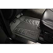 Lund Floor Liner Gray Vinyl Molded-Fit Set of 2 - 283111-G
