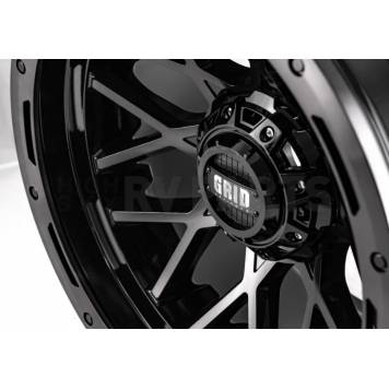 Grid Wheel GD13 - 22 x 12 Black - GD1322120237S408-1