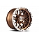 Grid Wheel GD13 - 22 x 12 Bronze With Natural Lip - GD1322120237Z408