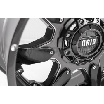 Grid Wheel GD01 - 22 x 12 Graphite - GD0122120237G308-5