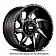 Grid Wheel GD01 - 22 x 12 Black - GD0122120237B408