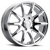RaceLine Wheel 159C Spike 22 x 9.5 Silver - 159C-229560+15