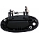 Help! By Dorman Exterior Door Handle - Plastic Black Single - 83499