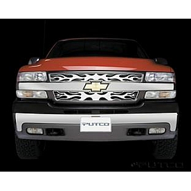 Putco Grille Insert - Polished Stainless Steel Rectangular - 89107