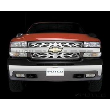 Putco Grille Insert - Polished Stainless Steel Rectangular - 89107