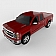 UnderCover Tonneau Cover Hard Tilt-Up Victory Red ABS Composite - 1126L74