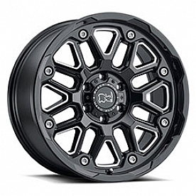 Black Rhino Wheel Hollister - 20 x 9.5 Black With Natural Accents - 2095HSR126140B12