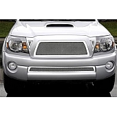 T-Rex Truck Products Grille Insert - Mesh Trapezoid Polished Stainless Steel - 54936
