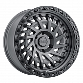 Black Rhino Wheel Shredder - 17 x 9 Gun Metal With Black Lip - 1790SHD006140G12