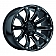 Black Rhino Wheel Selkirk - 17 x 9 Black With Natural Accents - 1790SLK126140B12