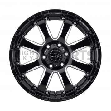 Black Rhino Wheel Sierra - 17 x 9 Black With Natural Accents - 1790SRA-26140B12-1