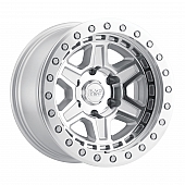 Black Rhino Wheel Reno - 17 x 8.5 Silver With Natural Face - 1785REN-06140S12
