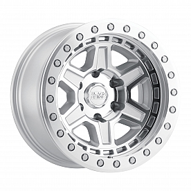 Black Rhino Wheel Reno - 17 x 8.5 Silver With Natural Face - 1785REN-06140S12
