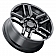Black Rhino Wheel Mesa - 17 x 8.5 Black - 1785MSA-86140B12