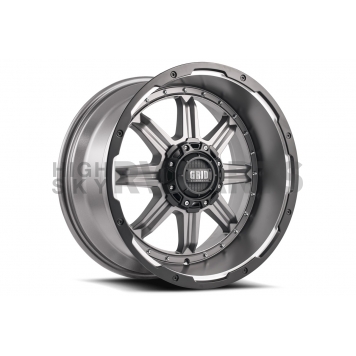 Grid Wheel GD10 - 20 x 9 Anthracite Gray With Black Lip - GD1020090237A106