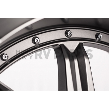Grid Wheel GD10 - 20 x 9 Anthracite Gray With Black Lip - GD1020090237A106-4