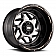 Grid Wheel GD14 - 20 x 10 Anthracite With Black Lip - GD1420100237A108