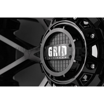 Grid Wheel GD13 - 20 x 10 Black - GD1320100237S208-2