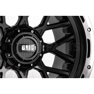 Grid Wheel GD13 - 20 x 10 Black - GD1320100237S208-3
