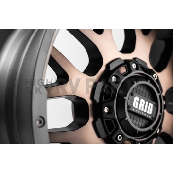 Grid Wheel GD02 - 20 x 9 Black With Bronze - GD0220090655D3010-4