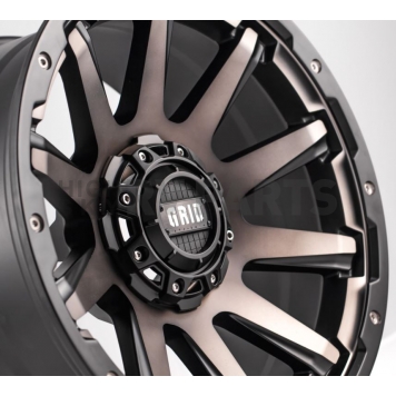 Grid Wheel GD05 - 20 x 9 Black With Natural Face And Dark Tint - GD0520090237D108-5