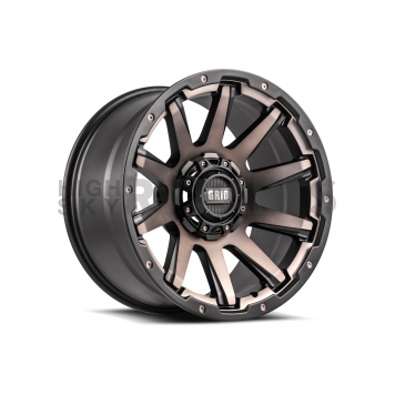 Grid Wheel GD05 - 20 x 9 Black With Natural Face - GD0520090237D1008