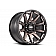 Grid Wheel GD05 - 20 x 9 Black With Natural Face And Dark Tint - GD0520090655D3510