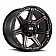 Grid Wheel GD06 - 20 x 9 Black With Natural Face - GD0620090655D3010