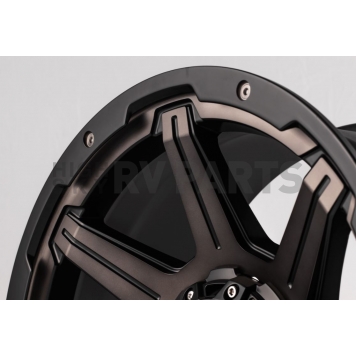 Grid Wheel GD06 - 20 x 9 Black With Natural Face - GD0620090655D3010-3