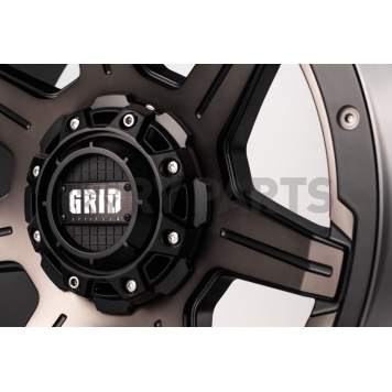 Grid Wheel GD06 - 20 x 9 Black With Natural Face - GD0620090655D3010-4